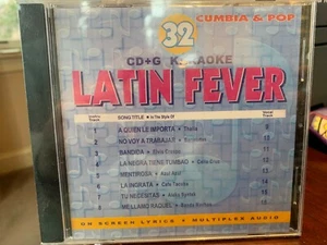 LATIN FEVER KARAOKE CD+G CDGLF-032 VOLUME 32 MULTIPLEX 16 TRACKS SPANISH CUMBIA - Picture 1 of 2