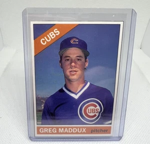1991 Baseball Cards Magazine '66 Topps Replicas #25 Greg Maddux Chicago Cubs - Picture 1 of 2