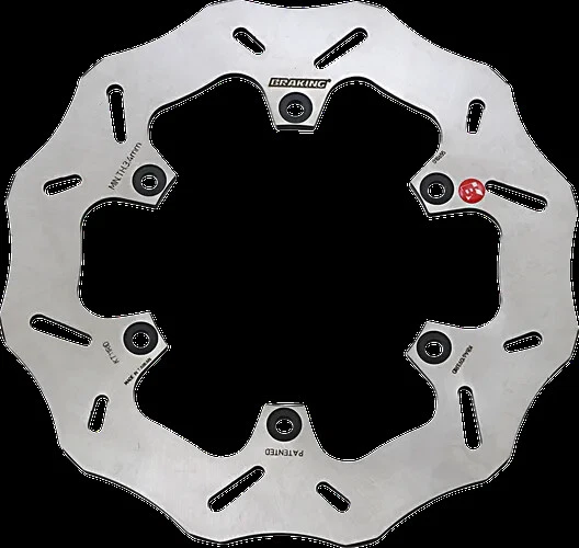 Disco de rotor de freno trasero de freno W-Fix acero inoxidable gas Pampera 400 06 Foto 1 de 4