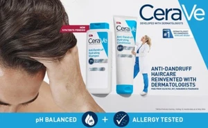 CeraVe Champú Hidratante Anticaspa, 1% Piritiona Zinc Caspa, 12 Oz... - Imagen 1 de 13