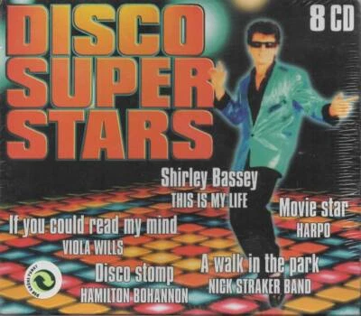 Disco Super Stars 8 CD Box NEU Club Nouveau John Paul Young Hot Chocolate - Bild 1 von 2
