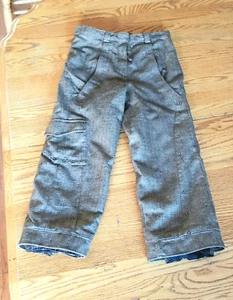 Obermeyer ski/snowboard pants, Brown Tweed, Boys size 8 - Picture 1 of 10