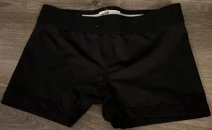 Soffe Girls Youth Size 8-10 Black 2" Inseam Classic Athletic Shorts GUC Smoke FR - Picture 1 of 7