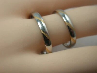 feine Trauringe Platin 950 / Gold 900 Meister Radolfzell - ungetragen - Bild 1 von 4