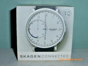 Skagen Connected Hybrid Smart Watch Genuine Leather Wrist NDW2G - Picture 1 of 13
