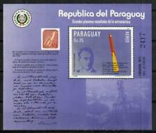 Paraguay Stamp C528 - Friedrich Schmiedl and first rocket used for mail delivery