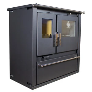 Estufa de Leña con Horno de Acero Inoxidable - 7.7 kW Verso Cs Plus Inox - Imagen 1 de 7
