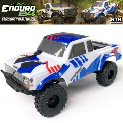 Associated 20181 1/24 Enduro24 Off-Road 4WD Sendero Trail Truck RTR Blue/Red - Image 1 of 4