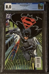 Superman/Batman 1  Batman Cover Jeph Loeb 8.0 - Picture 1 of 2