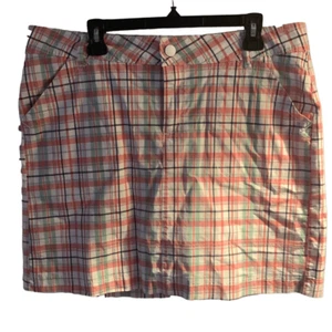Pre Owned Women’s Lee Midrise Fit Skirt Size Med Festive Style Comfort - Picture 1 of 8