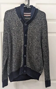 Tommy Hilfiger Men's Shawl-Collar Textured Cardigan Sweater Size Medium - Picture 1 of 6