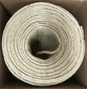 3/8" X 1220' Sisal Rope Cat Scratching Post Claw Control Toy Crafts Pet 1200 - Picture 1 of 1