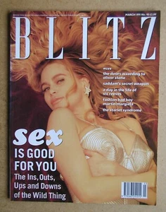Blitz Magazine. March 1991. No. 98. Sex, Oliver Stone/Jim Morrison, Vic Reeves - Foto 1 di 5