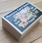 Memory Card Game Food For Kids & Adults 30 sets / 60 Cards Matching Game