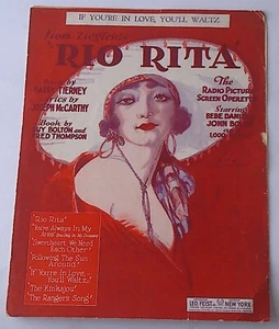 Rio Rita 1926 Sheet Music - Picture 1 of 1