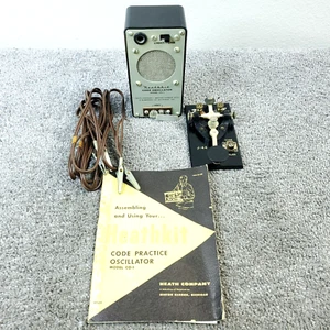 Heathkit Code Practice Oscylator Model CO-1 i wiosło Vintage Rzadki NIEPRZETESTOWANY - Zdjęcie 1 z 15