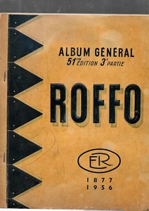 Album General 51 E Edition 3e Part Roffo 1877 1956 Ref E27H - Picture 1 of 12