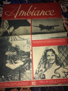 AMBIANCE, hebdomadaire. No1 de La Libération, Décembre 1944. - Imagen 1 de 6