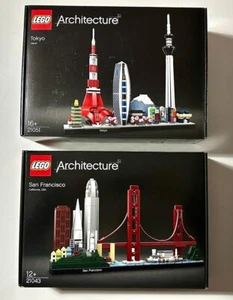 LEGO Architecture 21043 San Francisco + 21051 Tokyo 🔝 Bundle NEW MISB RETIRED - Bild 1 von 1