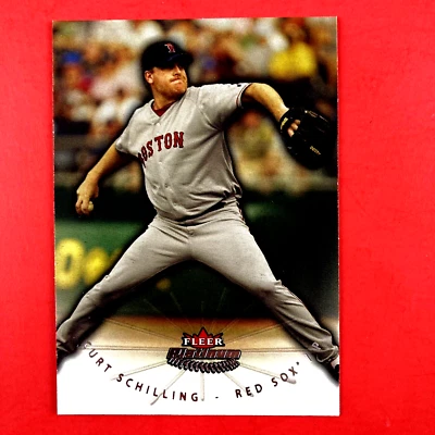 Curt Schilling 2005 Fleer Platinum Card #71 MLB Boston Red Sox - Image 1 of 2