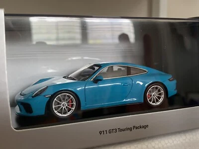 Porsche 911 GT3 Touring 991.2 Miami Blue Spark 1:43 - Image 1 of 4