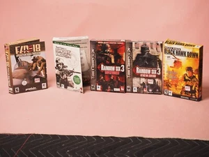 Lotto di gioco Tom Clancy Macintosh con Delta Force e F/A-18 - Foto 1 di 7