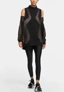 Nike City Ready Womens Training Top Black/Multicolor Size Small CU5124-010 - Picture 1 of 5