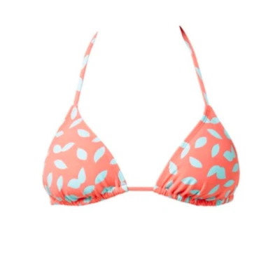 RARE DVF Roxy Tiki Tri Bikini Top, Size S - Image 1 of 4