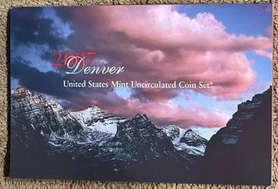 2007-D-U.S. Uncirculated Coin Set, Inc.State Quarters&President $1 Coins-COA&OGP - Image 1 of 4
