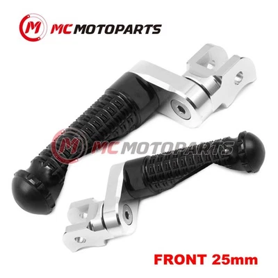 For Yamaha XSR 900 16-20 19 18 17 MPRO 25mm Extended BLACK Front Foot Pegs Foto 1 de 4