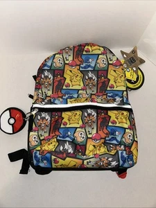 Bioworld Pokemon All Over Print Backpack With Pokeball Coin Purse NWT - Picture 1 of 3