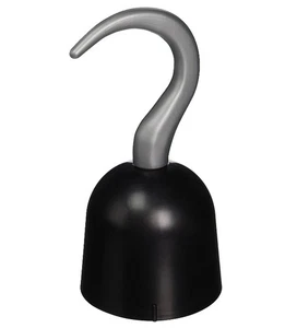 Pirate Hook - Plastic - Black/Gray - Costume Accessory Prop - Picture 1 of 2
