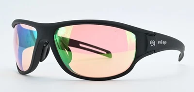 Gafas de sol Evil Eye Zcale E026 75 9100 envoltura ovalada LST VARIO negro mate deportivo Foto 1 de 4