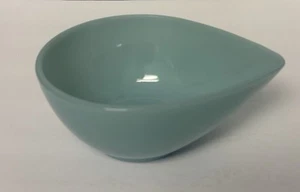 Vintage Fire King Turquoise Delphite Blue Swedish Tear Drop Small Mixing Bowl - Picture 1 of 10