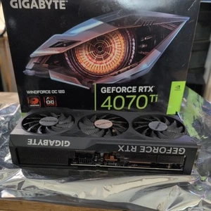 Gigabyte GeForce RTX 4070 Ti 12GB GDDR6X Graphics Card GV-N407TWF3OC-12GD 4070TI - Picture 1 of 6