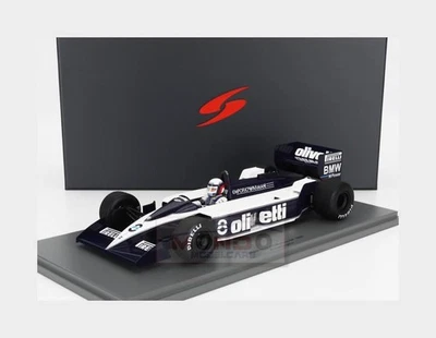 1:18 SPARK Brabham F1 Bt55 Bmw #8 Monaco Gp 1986 De Angelis With Showcase 18S678 - Immagine 1 di 2