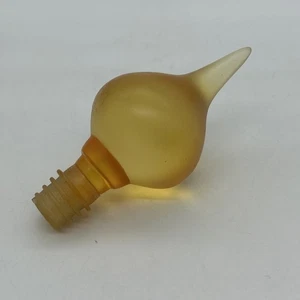 Resin Amber Genie Bottle Stopper Replica Frosted - Picture 1 of 11