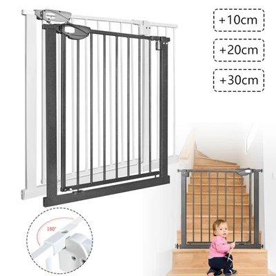 Treppenschutzgitter Treppengitter 75-115 cm Türgitter Kind Absperrgitter Auto DE - Bild 1 von 4