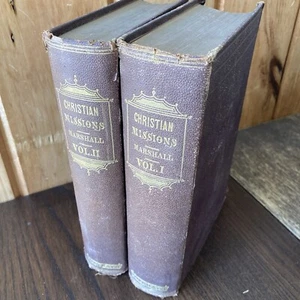 Christian Missions-Marshall-1874 4th edition-Antique-Religion-Missionary - Picture 1 of 19