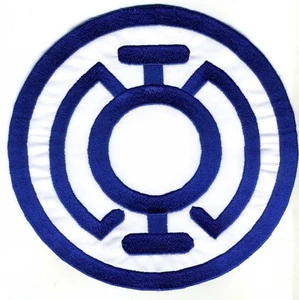 5" Blue Lantern Corps klassischer Stil bestickt Bügelbild Aufnäher - Bild 1 von 3