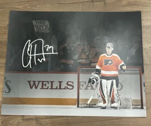 Signiertes Carter Hart Philadelphia Flyers handsigniertes 16x20 Foto - Bild 1 von 2