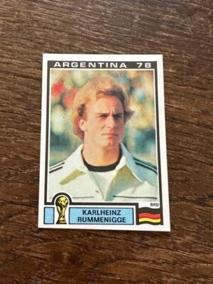 Panini Argentina 78 - Karl Heinz Rummenigge Rookie Sticker Mint #149 Deutschland - Image 1 of 2