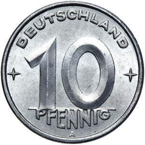 Deutschland DDR - Münze - 10 Pfennig 1948 A - Berlin - Stempelglanz UNC