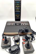 1980-1982 Atari 2600 4-Switch Console Last Of The Woodys, 10 Games & Controls