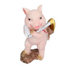 Tierstatuen Niedliches Bild Gartenstatue Baby Schwein Lebendig ⊹