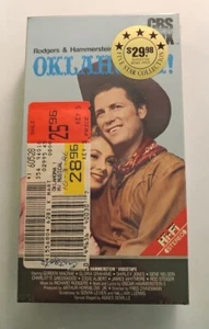 Oklahoma VHS SEALED Watermarks CBS Fox NO BARCODE Gold Star Sticker - Picture 1 of 9