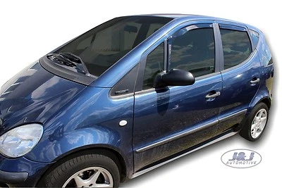 Wind Deflectors Fits Mercedes A Class W168 1997-2004 4-Pcs Set Tinted Heko - Image 1 of 4