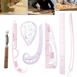7 multifunction curve ruler drawing sewing clothes design tailor set lotONm.MA