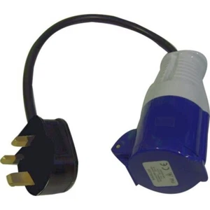 Caravan Hook Up Adapter 230V UK Mains Conversion Plug Connector Lead Camping - Picture 1 of 1