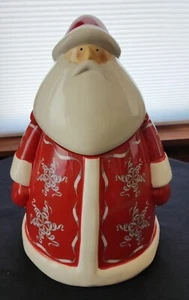 2010 Chris Radko 14.5" SANTA Cookie Jar CENTERPIECE Saks Fifth Ave Exclusive - Picture 1 of 16